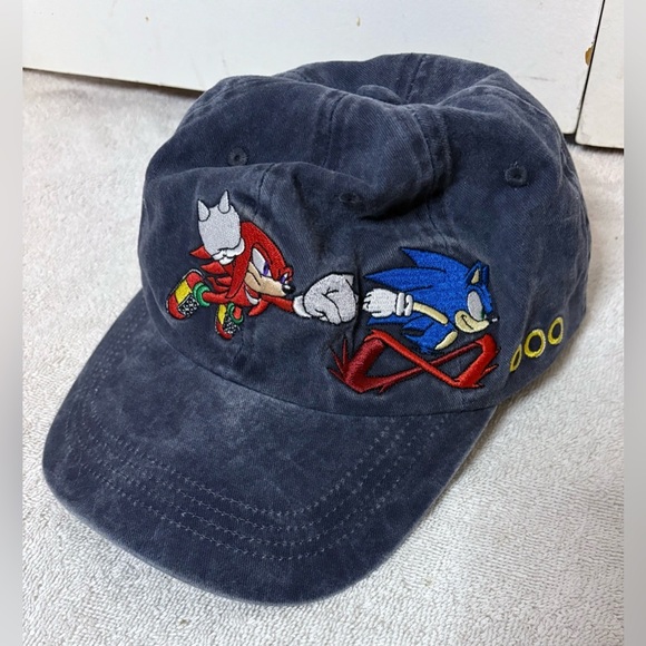Sega Other - NWOT Sonic The Hedgehog Boys Baseball Hat Navy, One Size